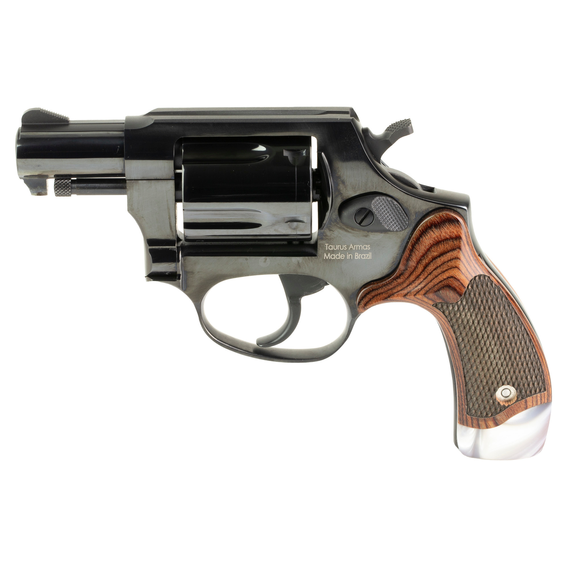 Heritage Roscoe 38 SPL 2" BLK/Rosewood/Pearl 5 RD Revolver