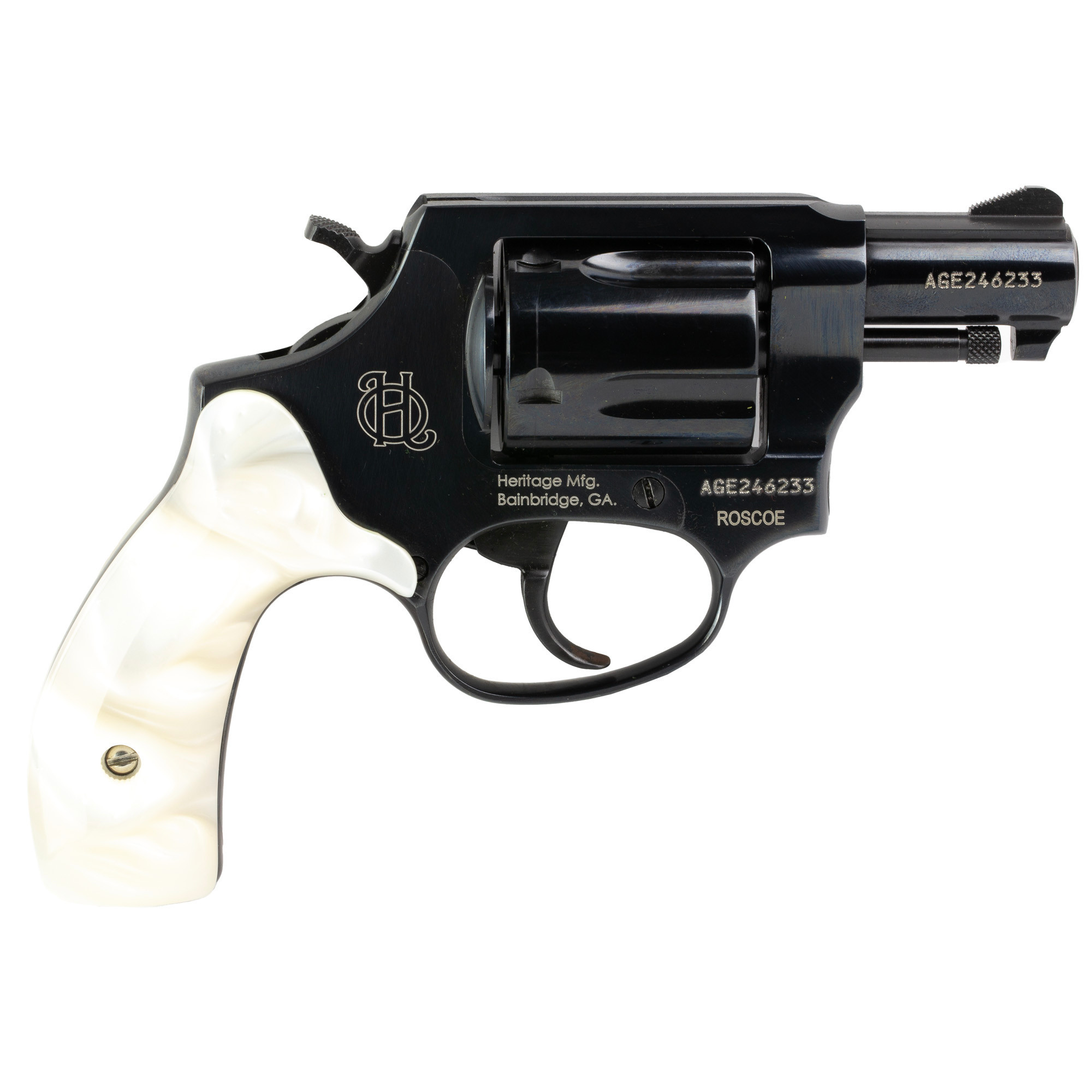 Heritage Rosco 38 SPL 2" Black/Pearl 5RD Revolver