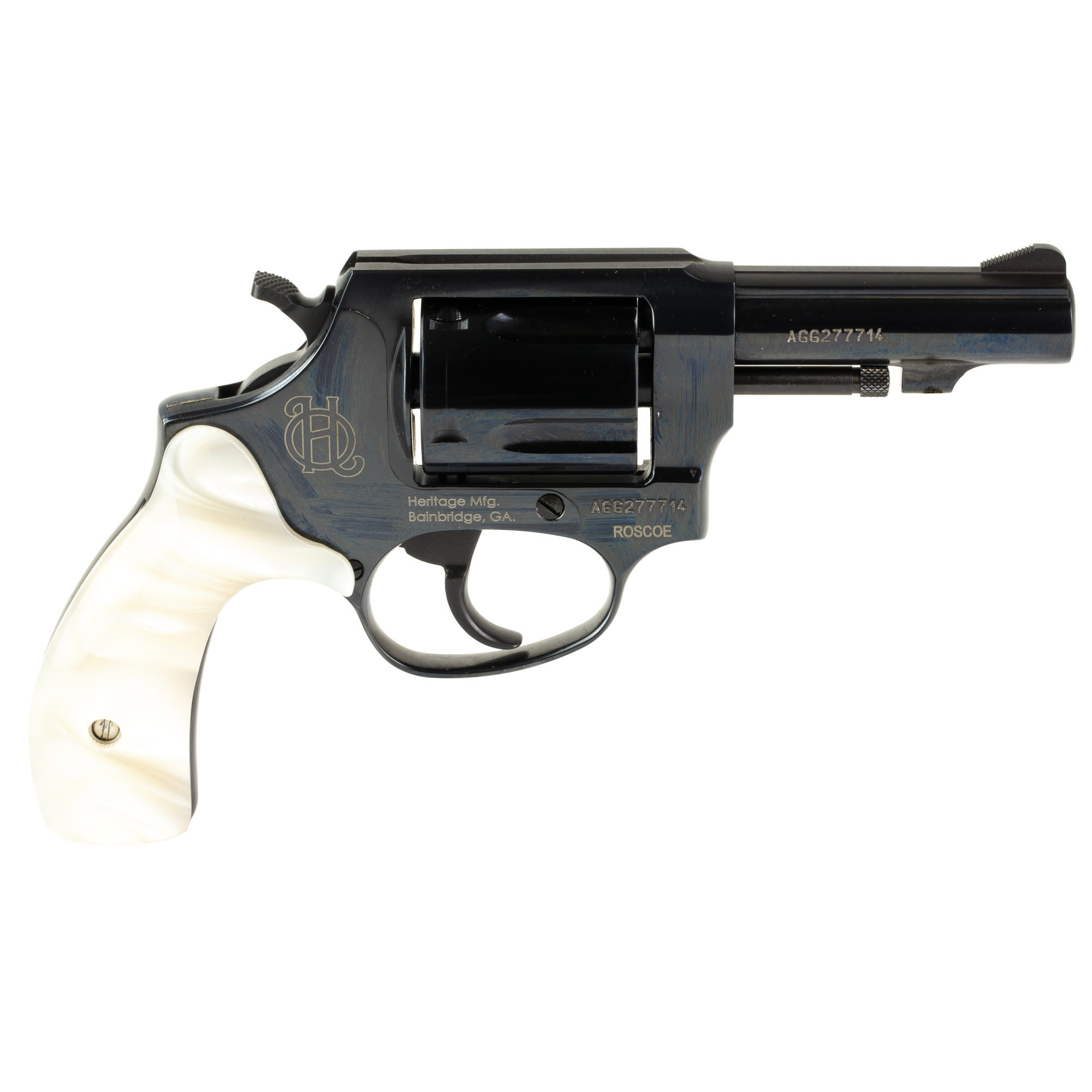 Heritage Roscoe 38SPL 3" BLK/Pearl 5RD Revolver