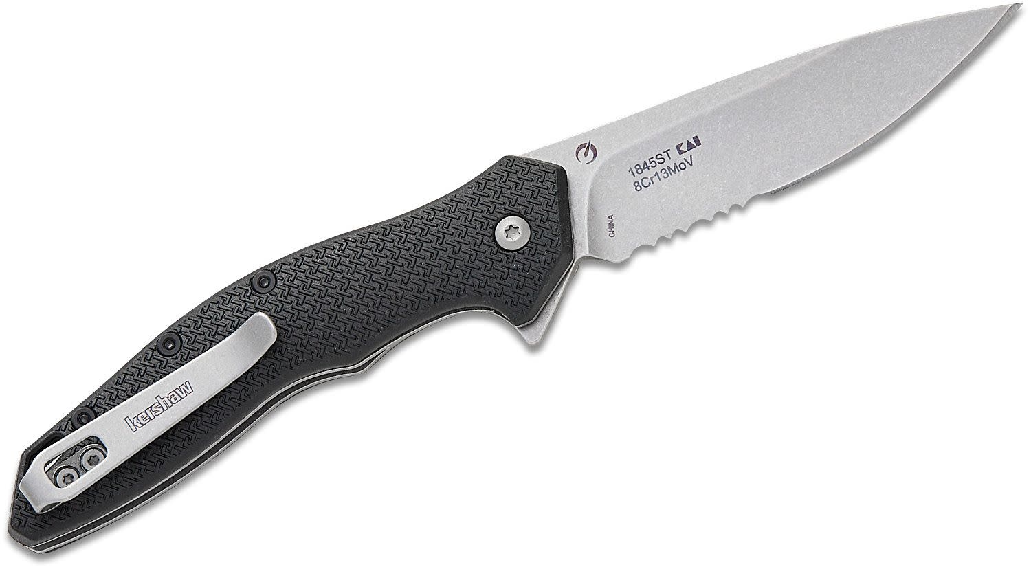 Kershaw Shoreline 3" SS BLK Assisted Folding Knife 1845ST