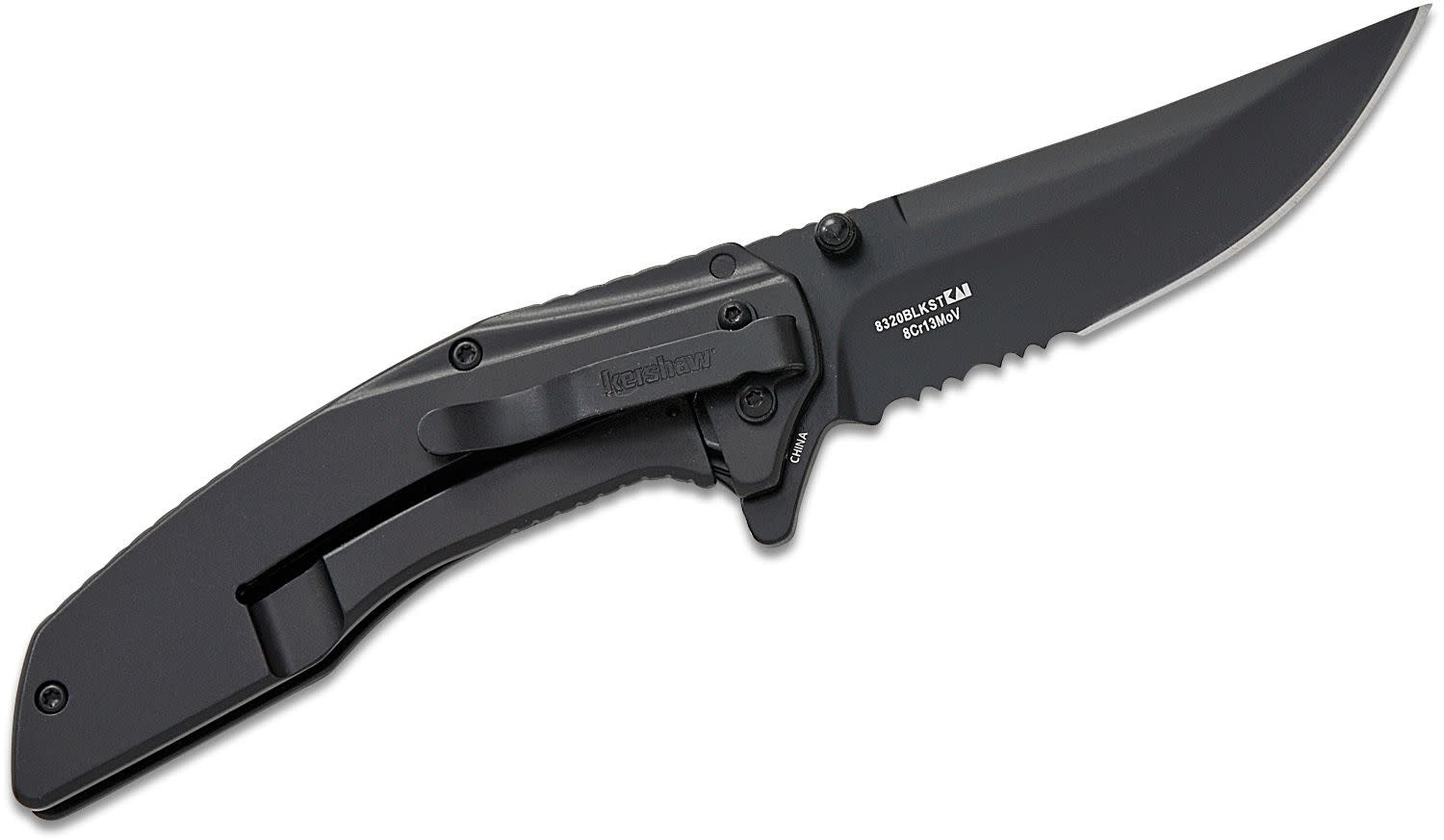 Kershaw Outright 3" SS BLK Assisted Folding Knife 8320BLKST