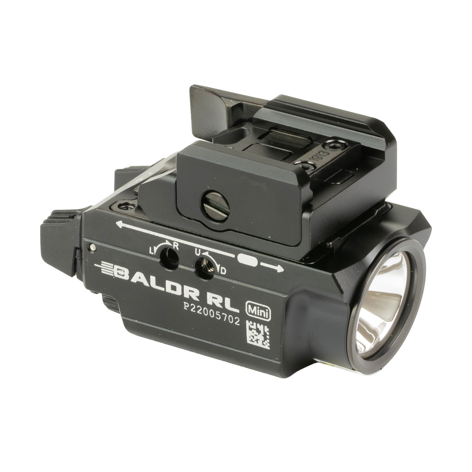 Olight, Baldr RL Mini, 600 Lumens, Red Laser, Rechargeable Mounted Light Black