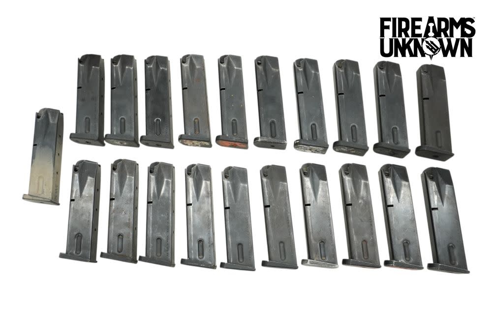 USED Beretta 92 Series 9mm 15rd Magazine Thick Polymer/Aluminum Baseplate
