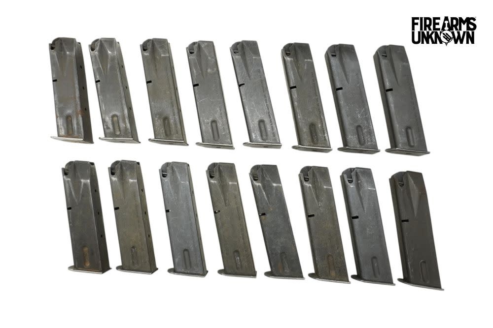 USED Beretta 92 Series 9mm 15rd Magazine Thin Aluminum Baseplate