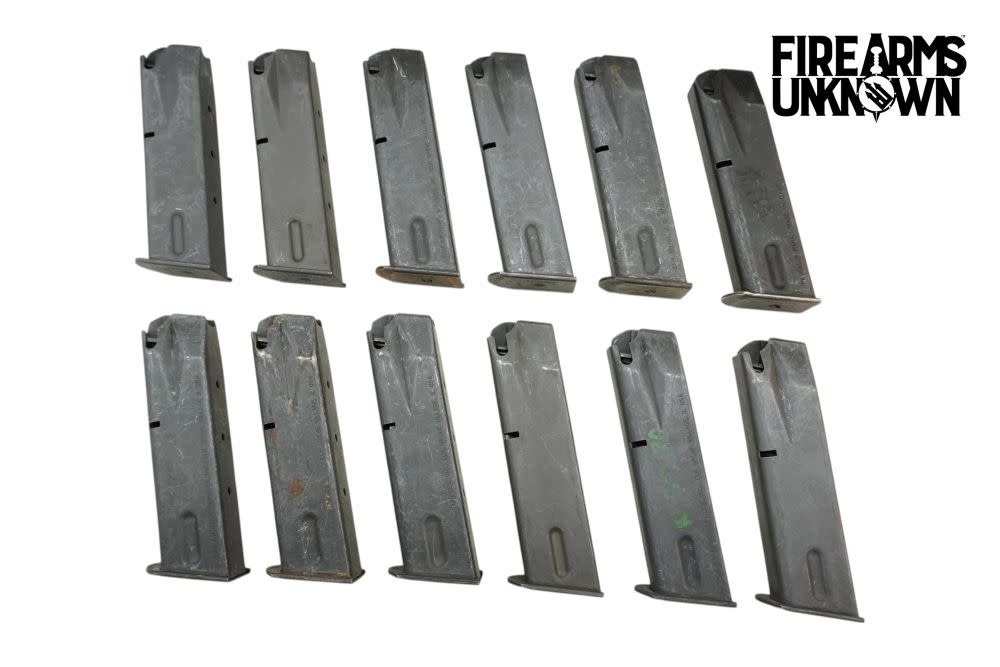 USED Beretta 92 Series 9mm 15rd Magazine Thin Aluminum Baseplate