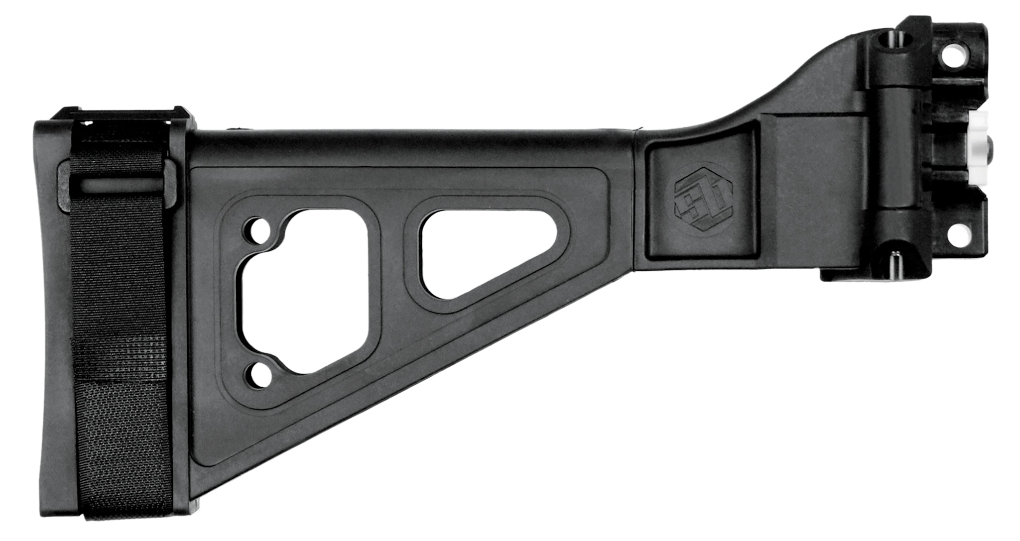 SB Tactical SBT5K Black Fits HK MP5K/SP89 Folding Stock