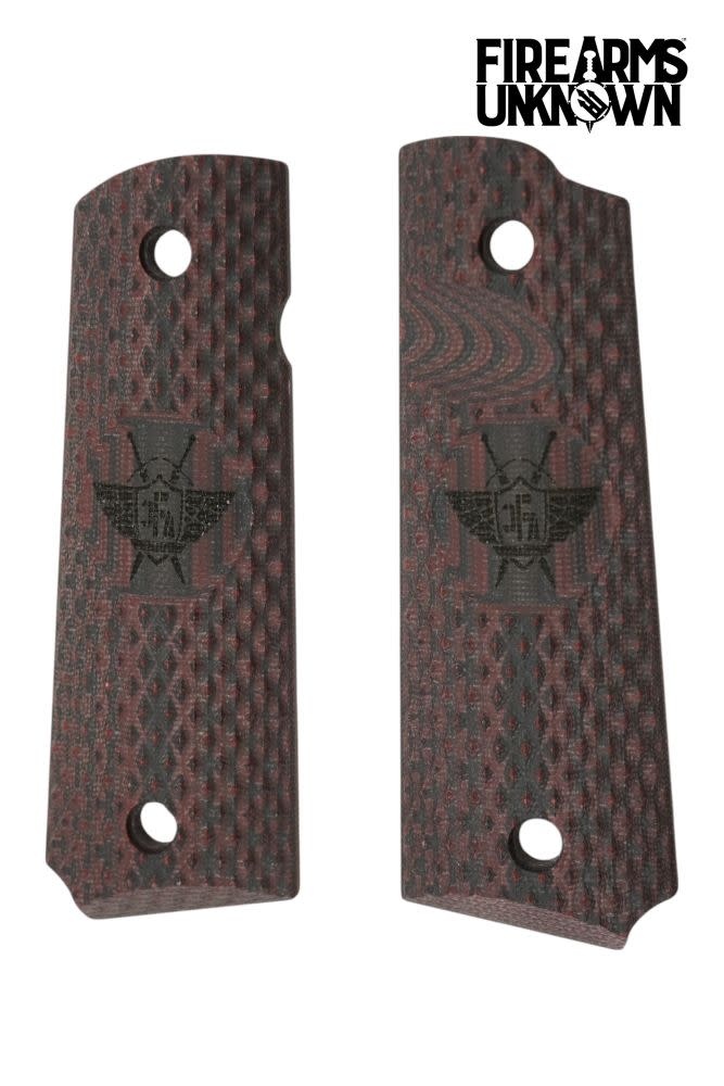 VZ 1911 Grips, Diamondback, Black Cherry (Unpackaged)