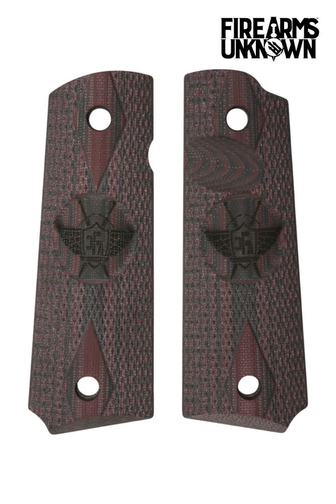 VZ 1911 Grips Double Diamond Black Cherry