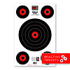 Thompson Target HALO Bullseye 10" & 4" Targets - Reactive Splatter 12.5"x19" 5PK #4640