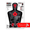 Thompson Target  HALO X-Ray Immobilize Zones Reactive Shooting Targets - 12.5"x19" 5PK #4656