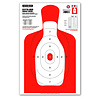 Thompson Target B27Q Red Half-Size 12.5"x19" Human Silhouette Targets 10PK #0275