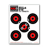 Thompson Target HALO Bullseye 3" Reactive Splatter 8.5"x11" Targets 10PK #4612