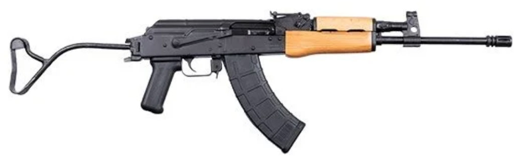 Century Arms, WASR-10 Paratrooper, 7.62x39, 16", BLK, 30RD, Rifle