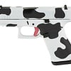 GLOCK, 43X, Sub-Compact, 9MM, 3.41", Custom Cow Print Cerakote, 10 Rnds, 2 Mags