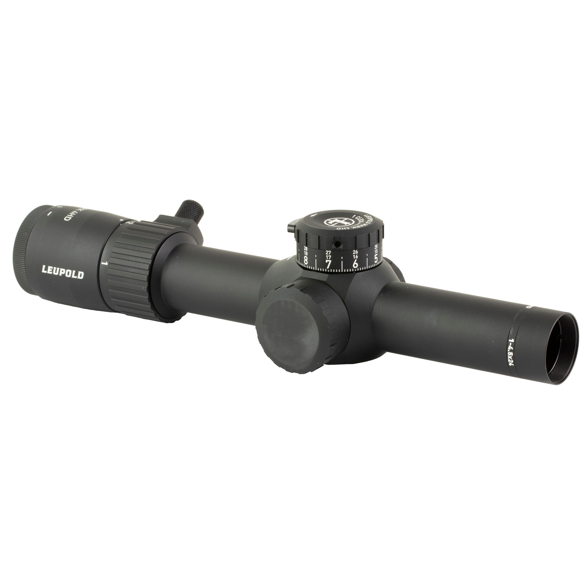 Leupold, Mark 4HD, 1-4.5X24mm, 30mm Maintube, TMR Reticle, Black Rifle Scope