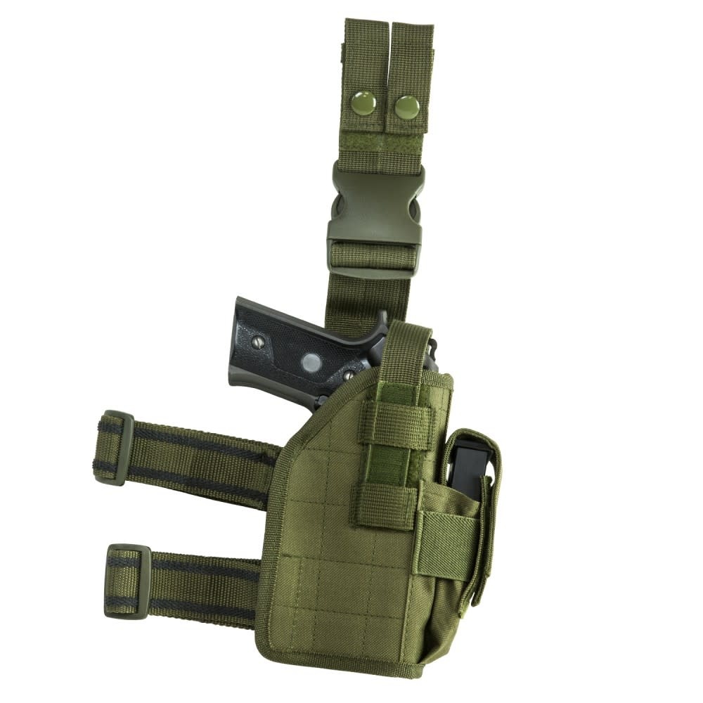 Vism Drop Leg Universal Holster - Green - CVDLHOL2954G