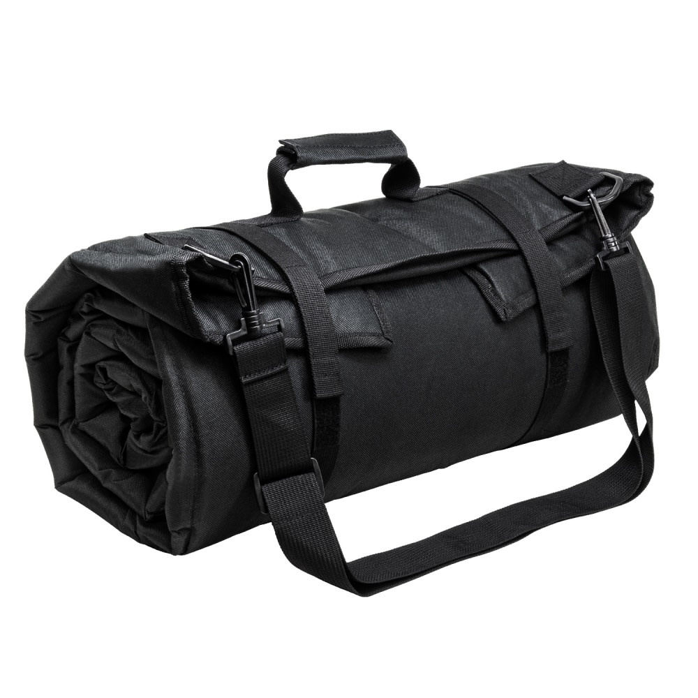 VISM Roll Up 69"L X 35" Shooting Mat - Black - CVSHMR2957B