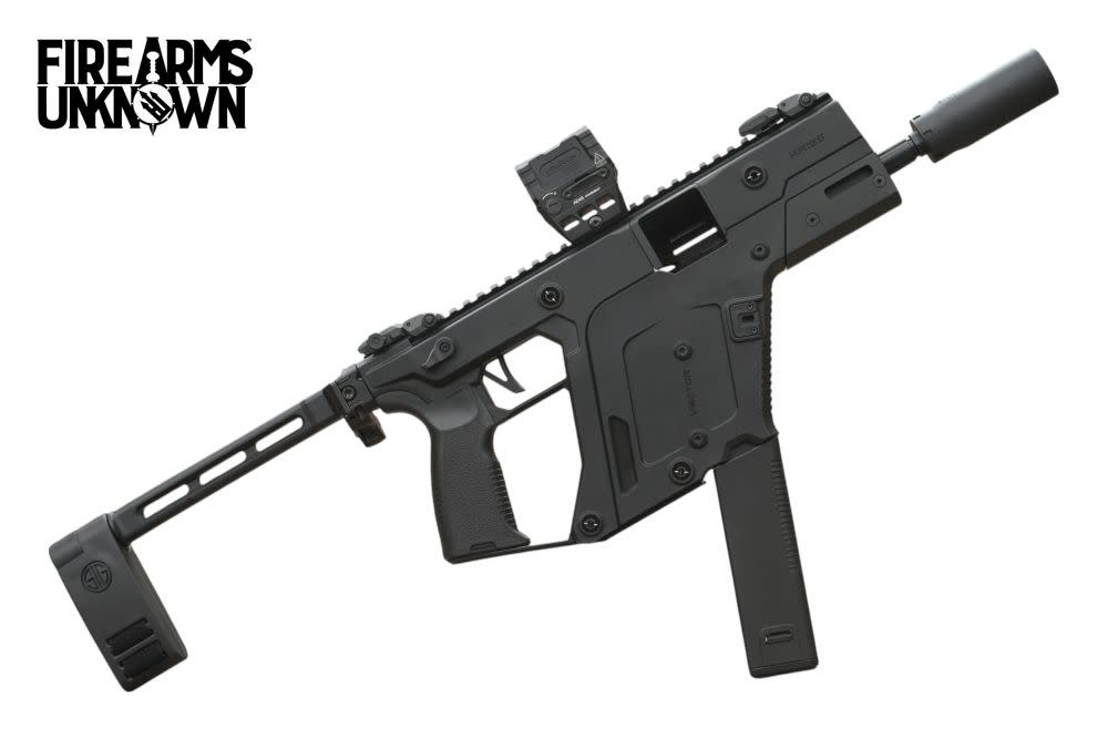 KRISS USA, Vector SDP, Gen III, Pistol, 9MM, w/ Wolfpack Whisper Pickle, Sig Brace, Holo AEMS