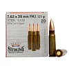 STERLING Ammo 7.62X39 STEEL CASE 20RD