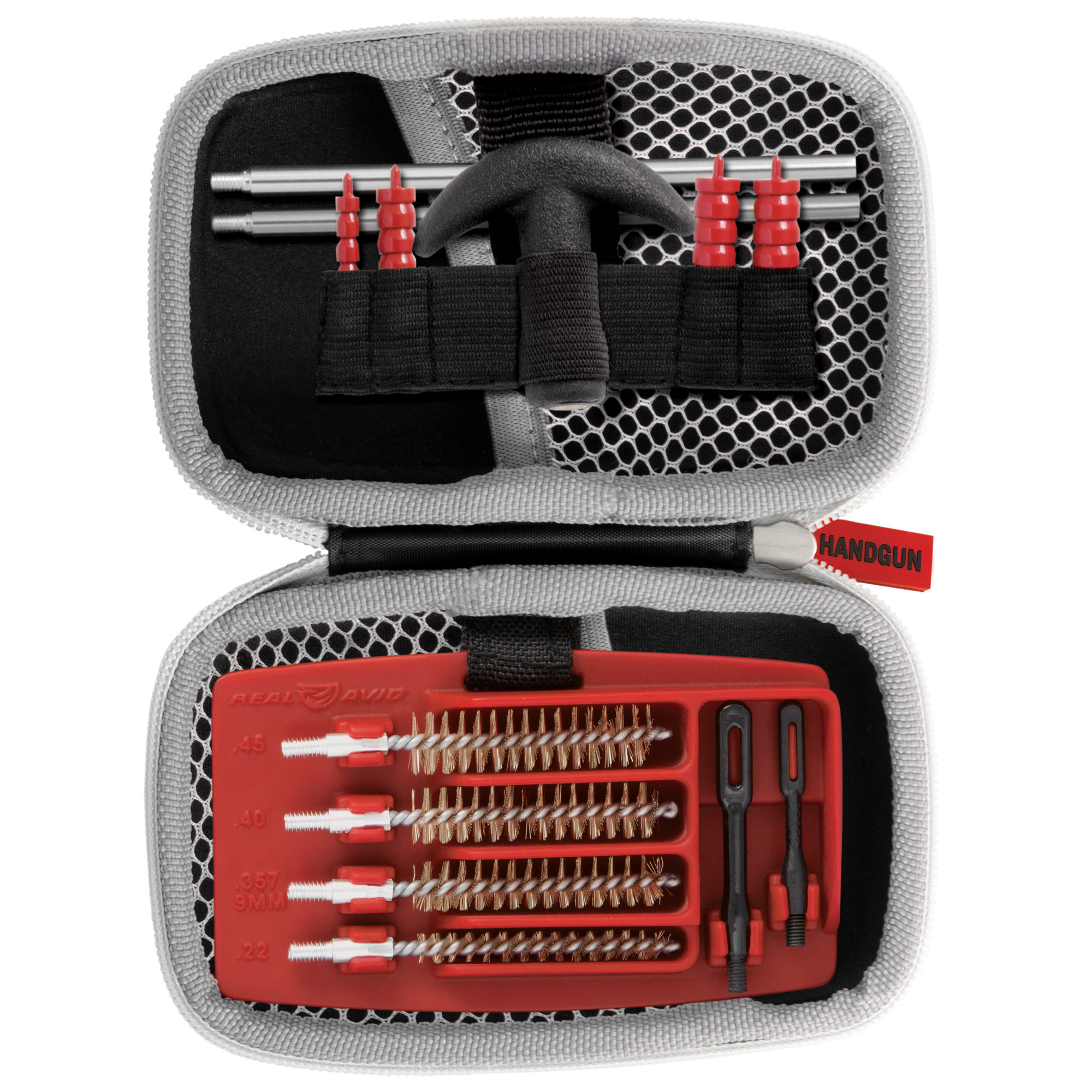 Real Avid Gun Boss Cleaning Kit Handgun .22-.45