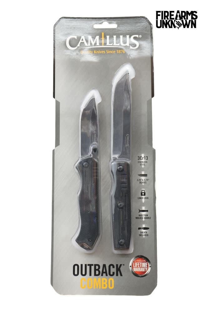 Camillus Outack 3.25" & 4.75" SS Knife Combo - 19020