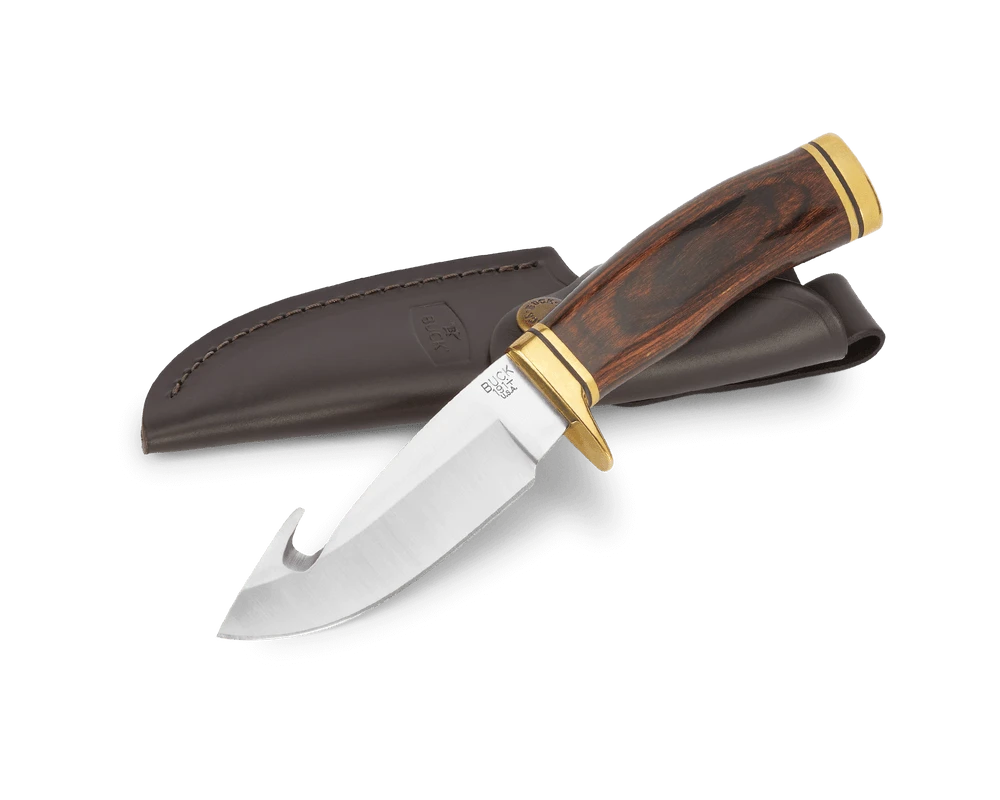 Buck 191 Zipper 4 1/4" Fixed Blade Guthook Knife