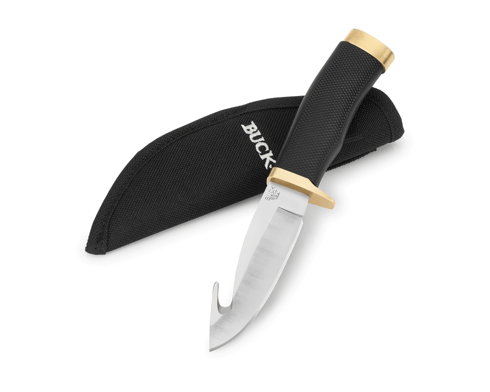 Buck 691 Zipper 4 1/4" Fixed Blade Guthook Knife