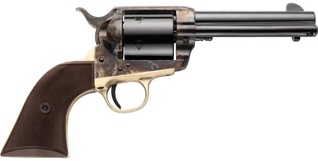 Pietta 1873 Guardian Six Dual 357/9MM 4.75" Case Hardened 6RD SA Revolver (CA Comp)