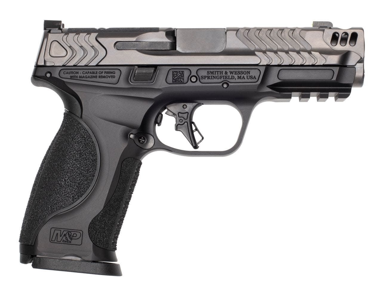 Smith & Wesson  	M&P9 M2.0 Metal 9mm 4.2" OR Grey/BLK 17RD Pistol