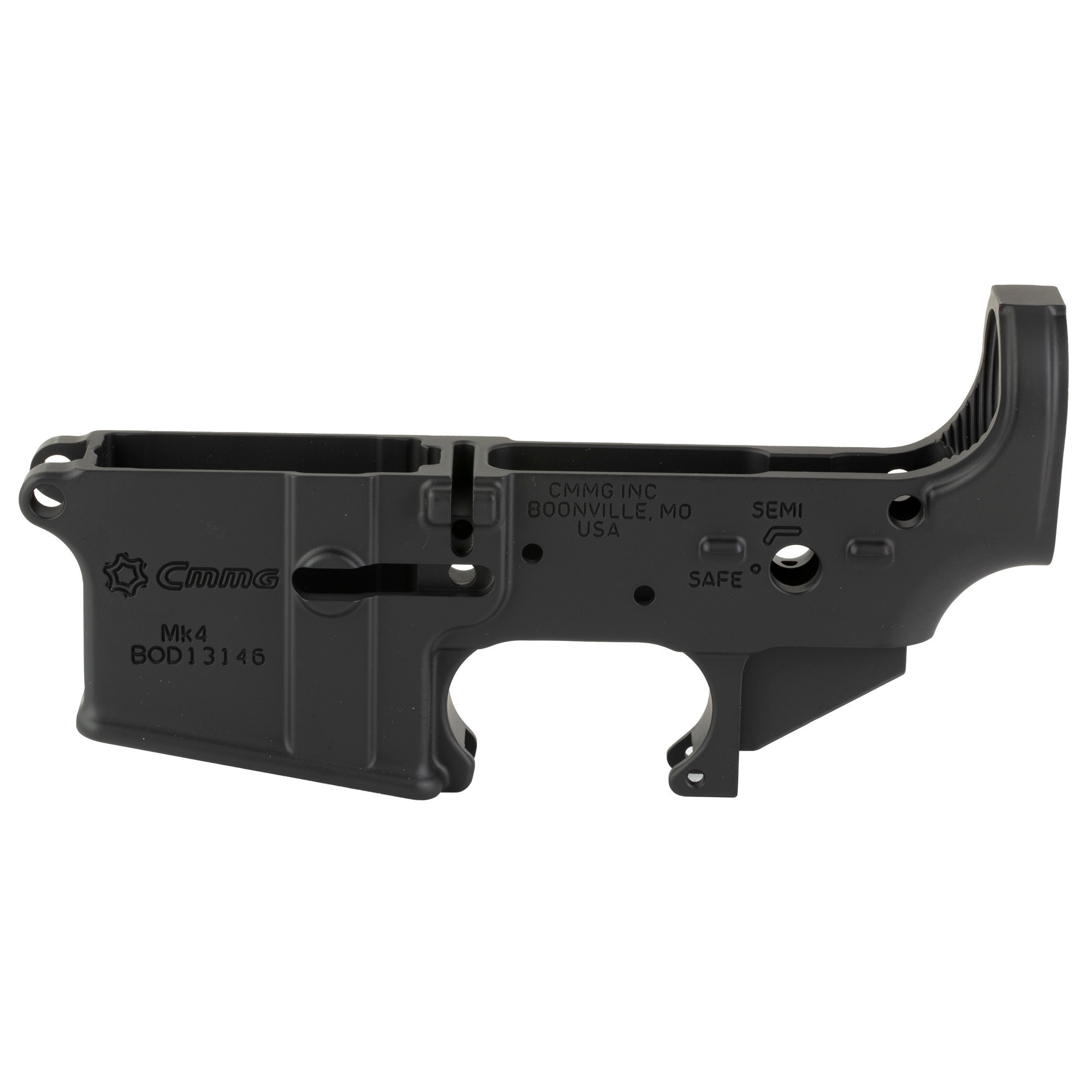 CMMG, MK4 AR-15 Cerakote Finish, Armor Black Stripped Lower Receiver