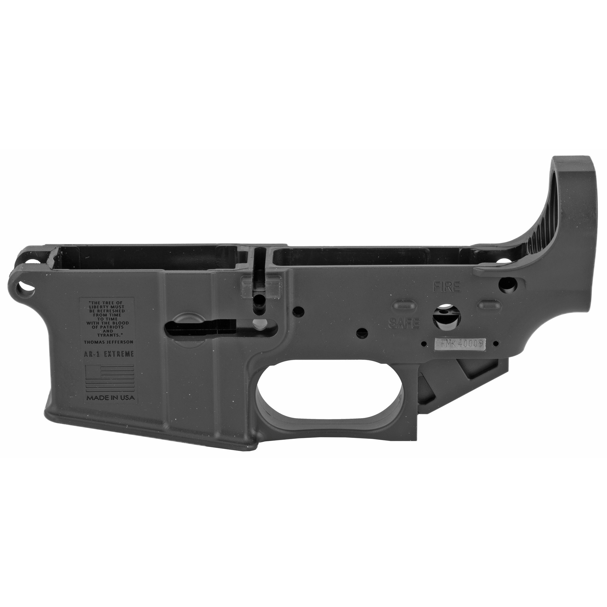 FMK AR1 Extreme AR-15 Black Polymer Stripped Lower Receiver