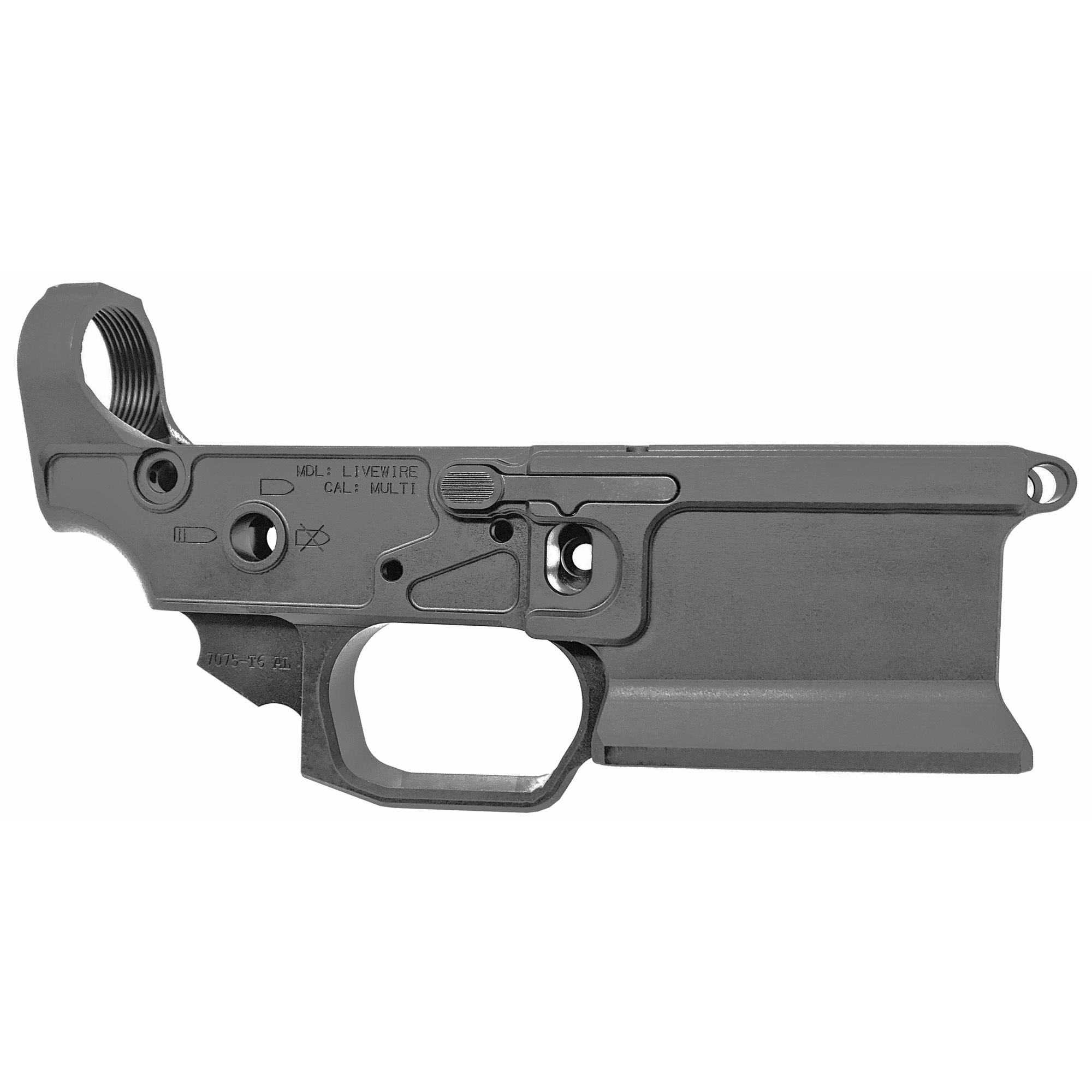 Sharps Bros. Livewire Gen2 AR-15 Black Stripped Lower Receiver