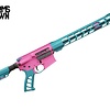 FU Zero 5.56 16" Cerakote Prison Pink / Aztec Teal 30RD Rifle