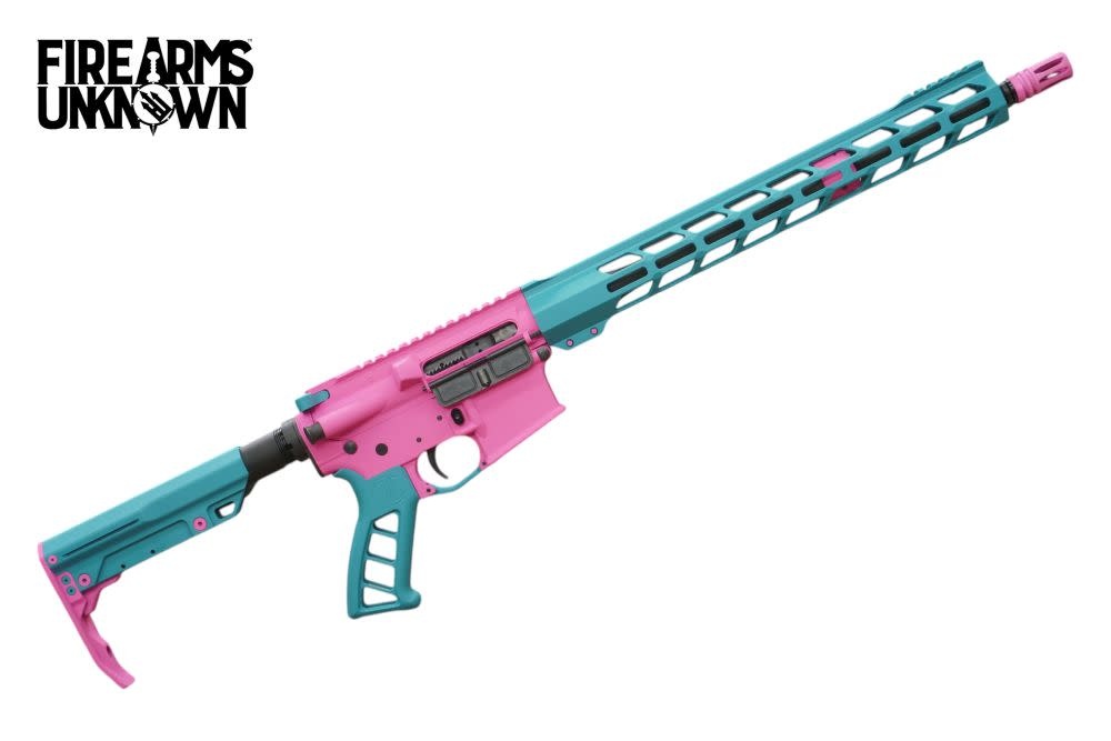 FU Zero 5.56 16" Cerakote Sig Pink / Aztec Teal 30RD Rifle