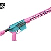 FU Zero 5.56 16" Cerakote Aztec Teal / Prison Pink 30RD Rifle