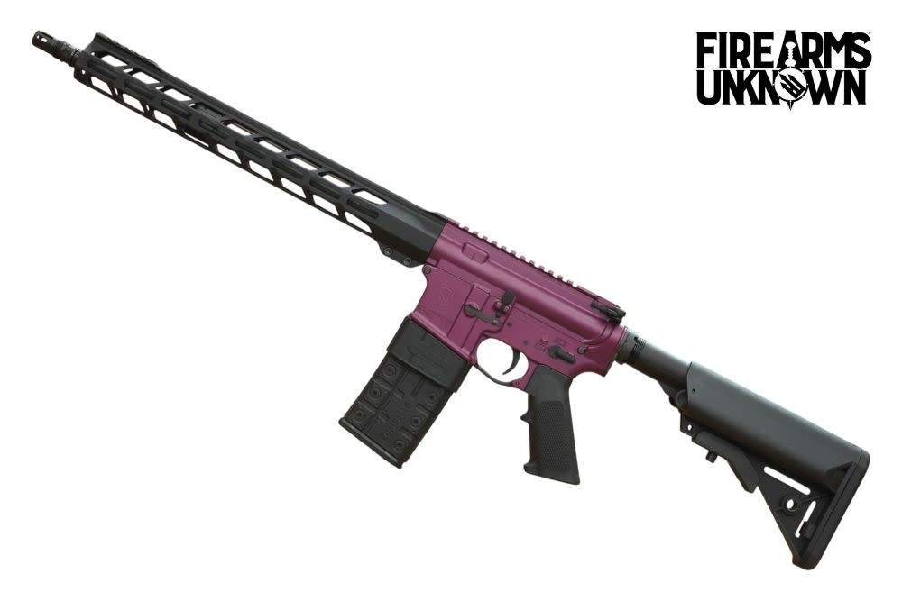 FU Swashbuckler 5.56 16" Cerakote BLK / Black Cherry 10 RD Rifle (CA Comp)