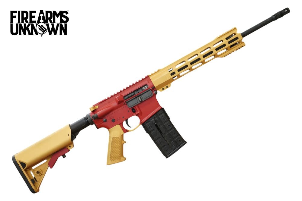 FU Swashbuckler 5.56 16" Cerakote Ruby Red / Gold 10RD Rifle (CA Comp)