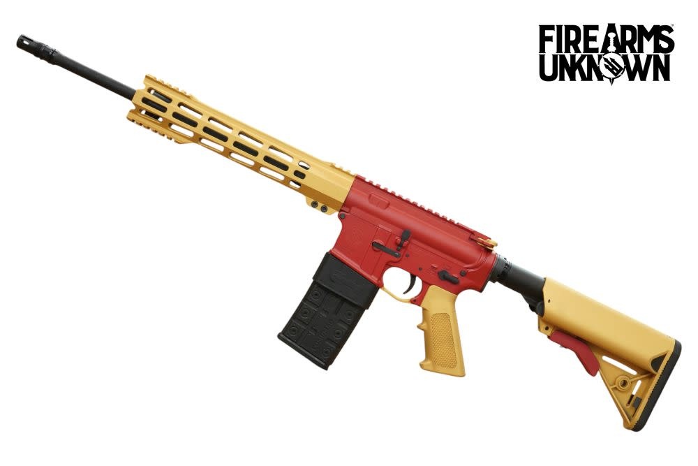 FU Swashbuckler 5.56 16" Cerakote Ruby Red / Gold 10RD Rifle (CA Comp)