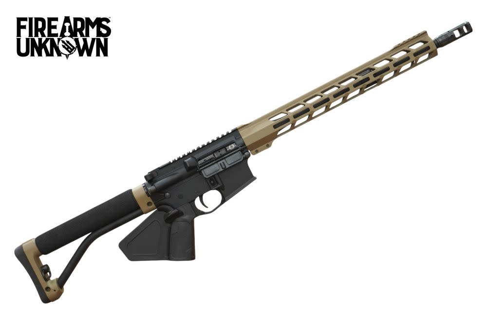 FU Zero 5.56 16" Cerakote Black / Magpul FDE 10RD Rifle (Cali Comp)