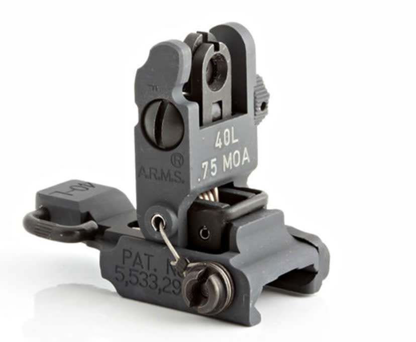 A.R.M.S., Inc., Sight, ARMS #40 Low Profile, Black, Flip Up Rear Sight