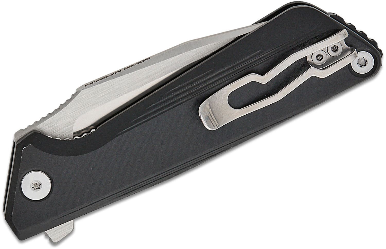 Boker Magnum MF.3 2.83" 440B Satin Black Flipper Knife