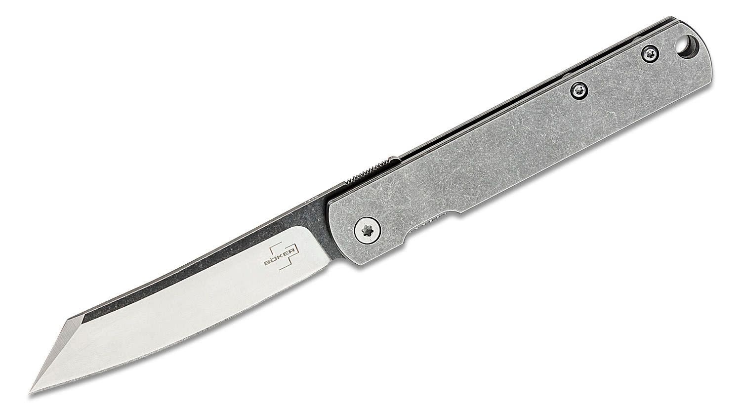 Boker Plus Zenshin 2.95" Grey Flipper Knife