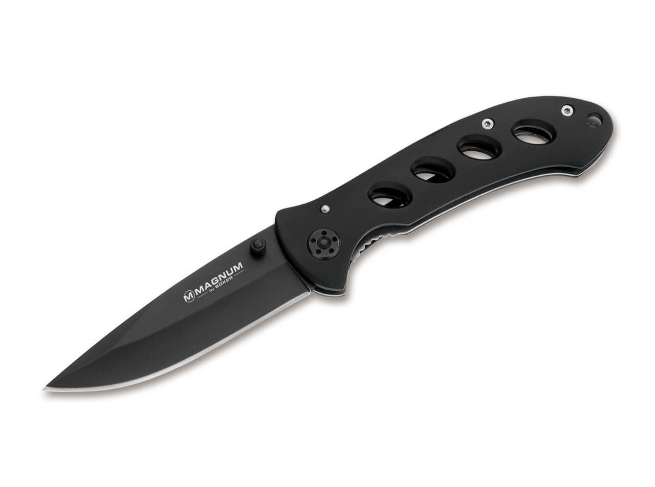 Boker Magnum Shadow 3.27" Black Folding Knife