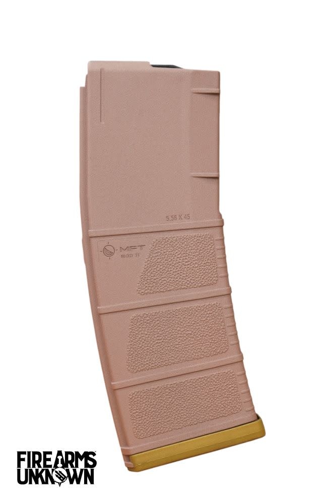 MFT MOD II 5.56 Polymer 30RD Cerakoted Magazine and Baseplate  Rose Gold Gold