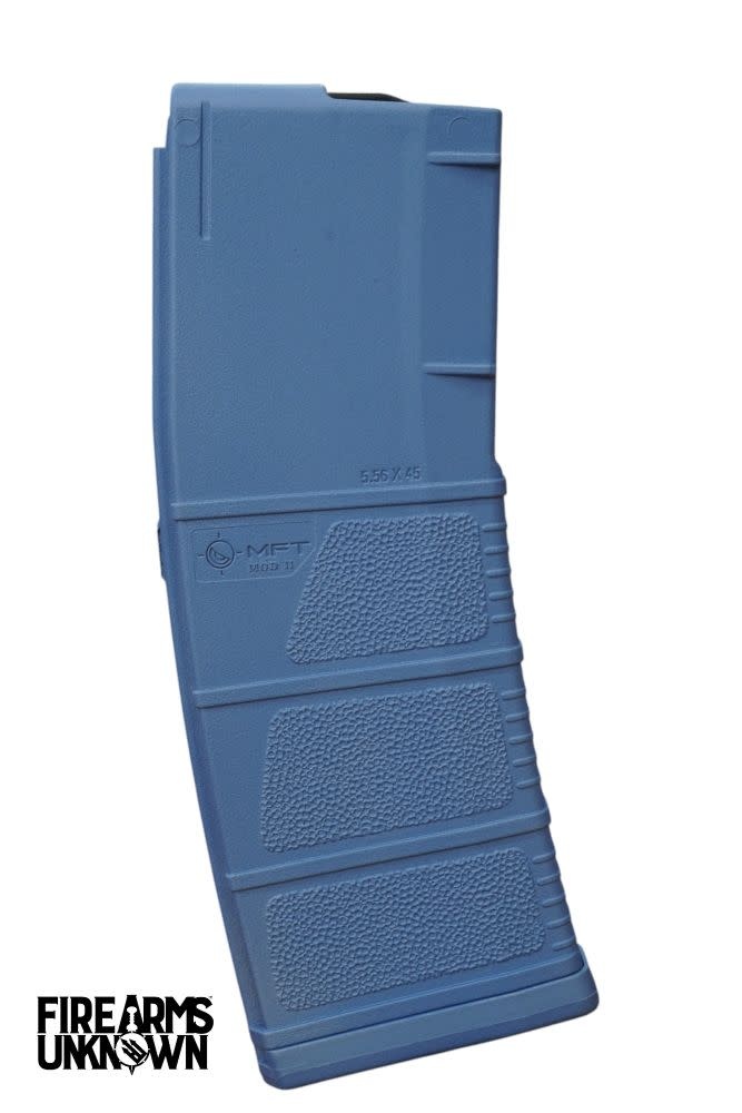 MFT MOD II 5.56 Polymer 30RD Cerakoted Magazine and Baseplate  Polar Blue Polar Blue