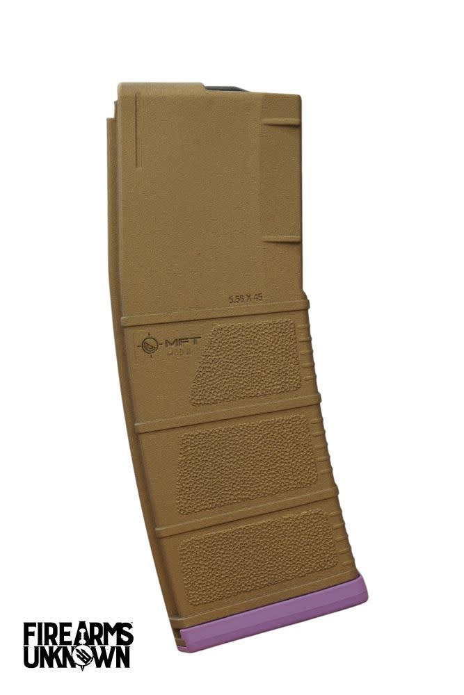 MFT MOD II 5.56 Polymer 30RD Cerakoted Magazine and Baseplate  Burnt Bronze Wild Purple