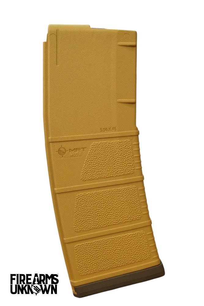 MFT MOD II 5.56 Polymer 30RD Cerakoted Magazine and Baseplate  Gold Burnt Bronze