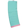 MFT MOD II 5.56 Polymer 30RD Cerakoted  Robin's Egg Blue Magazine and Pink Sherbert Baseplate