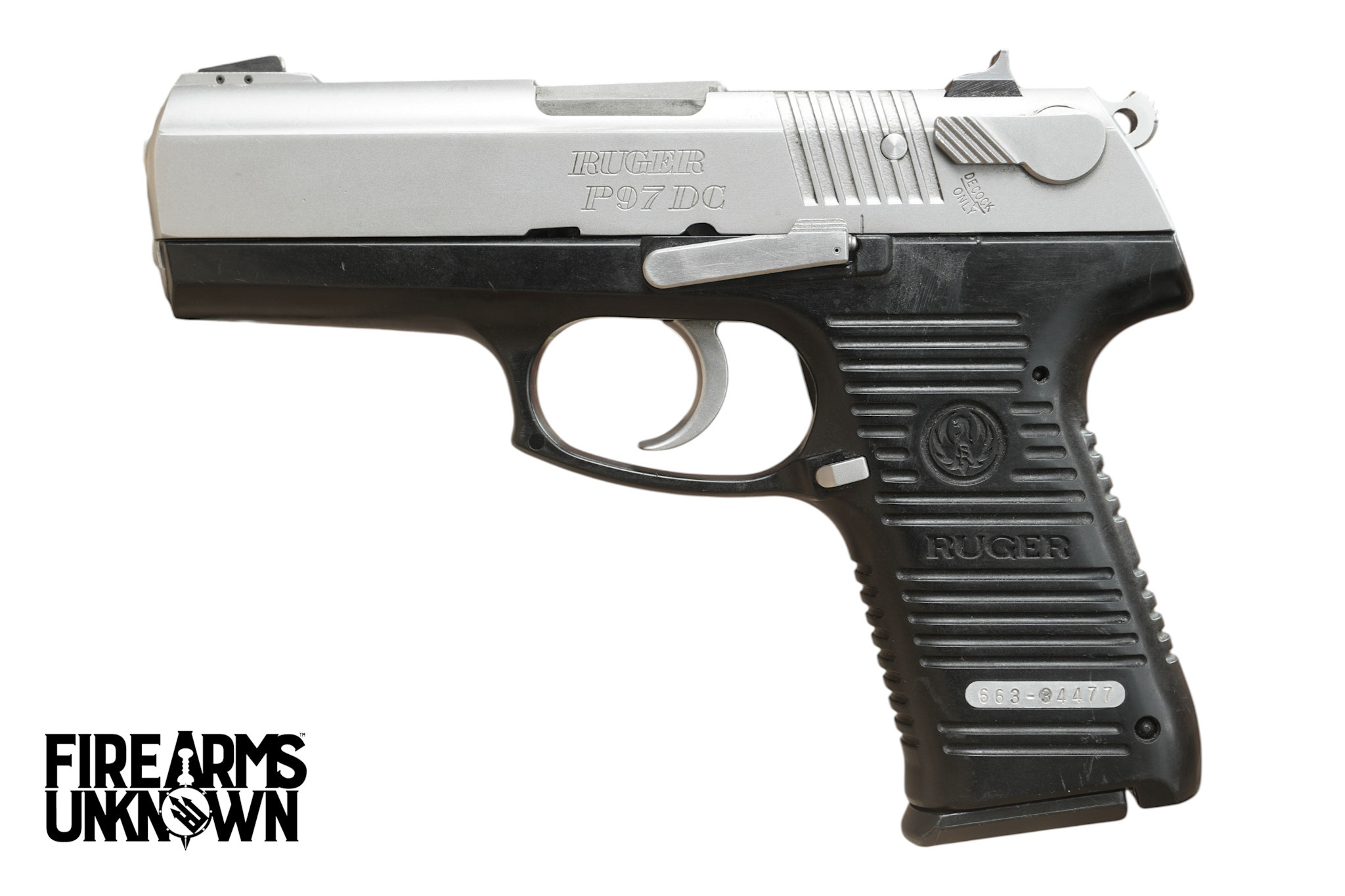 Ruger, P97 DC, 45 ACP, 3.5", 7RD, Pistol, (USED)