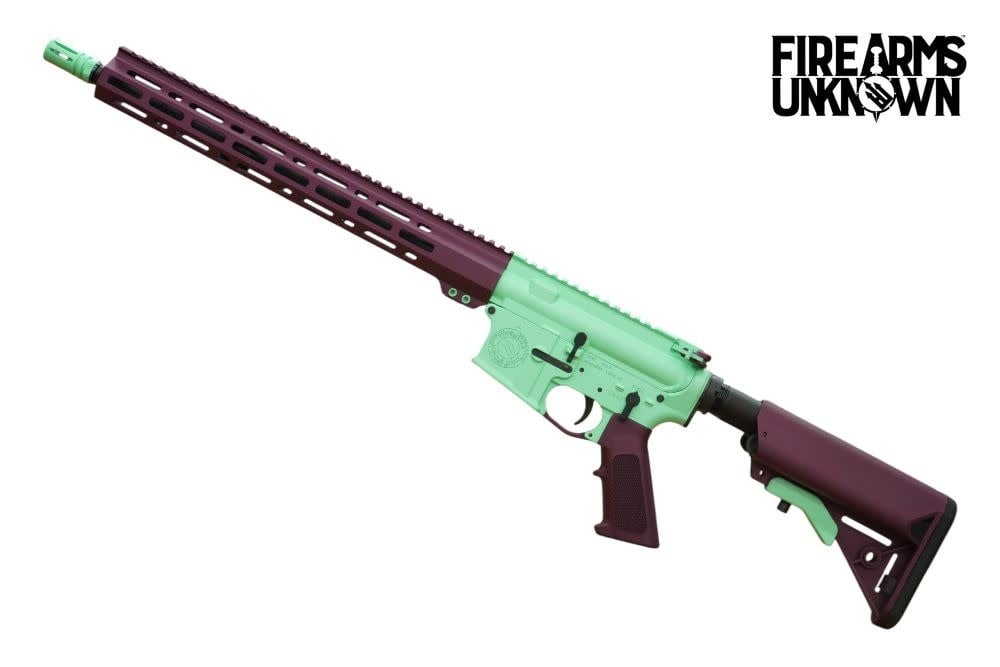 FU Zero 5.56 16" Cerakote Island Green / Black Cherry 30RD Rifle